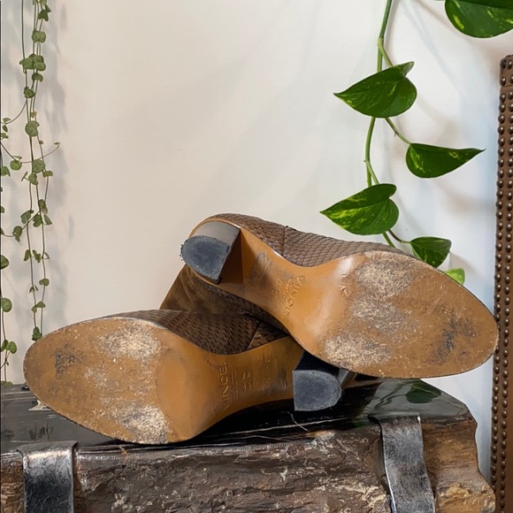 VINCE leather and suede mid calf boot - Picture 7 of 8